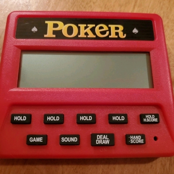 Reczone Other - Small 5 in 1 Handheld 5 In 1 Poker Electronic Game Portable Gambling Draw Deuces